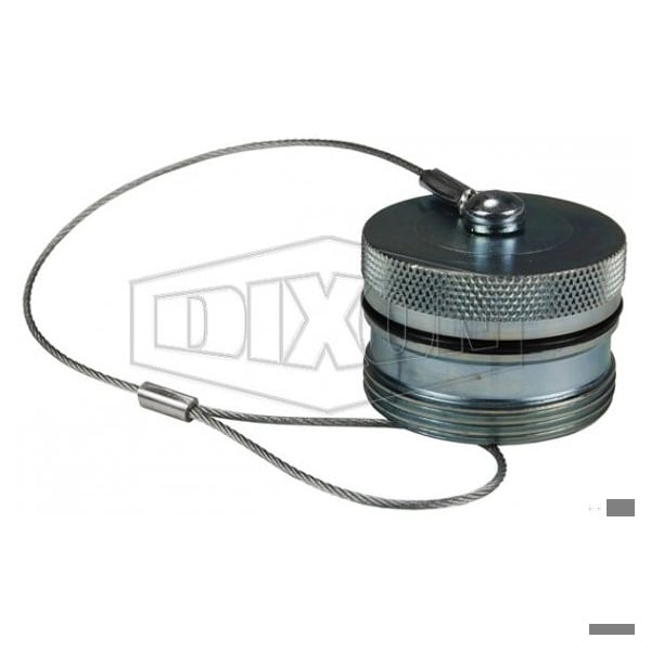DQC W Wing Style Interchange Dust Plug, 1-1/2 in Nominal, Steel, Domestic
